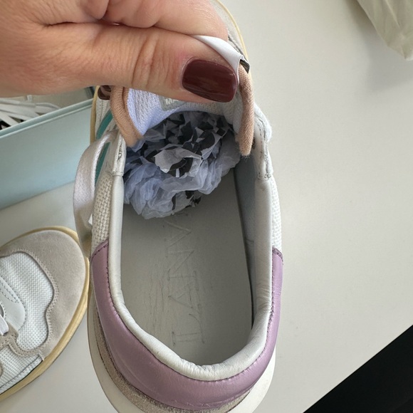 LANVIN WOMENS Clay Low Top Sneakers - Picture 7 of 9